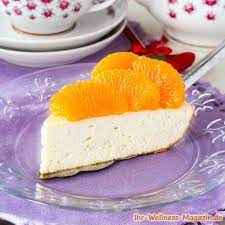 Den quark mit dem joghurt, restlichem puderzucker, vanillezucker und zitronensaft verrühren. Low Carb Joghurt Quark Torte Mit Mandarinen Rezept Ohne Zucker