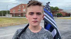 Honoring fallen Mississippi Highway Patrol Trooper John Harris with a  1-mile run carrying the Blue Line Flag.