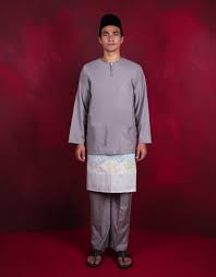 Baju kurung dari sudut perspektif islam. Jakel Online Online Shopping Ready To Wear Baju Melayu Baju Kurung Sampin Fabrics Kids Furnishing Songket Bridal Yes 2020 Baju Melayu Teluk Belanga Hairul Azreen In Grey 19 Package Sampin