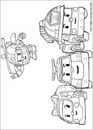 Snow white and the seven dwarfs. Robocar Poli Coloring Picture