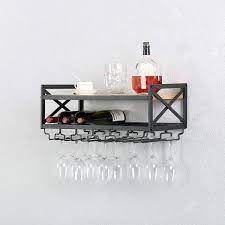 Check out our wall mount wine rack selection for the very best in unique or custom, handmade pieces from our wine racks shops. Industrial Wine Racks Wall Mounted With 6 Stem Glass Holder 24in Rusti Wgxfurniture
