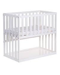 Get a cozy chair, put your self a fresh walk and flag away! Childhome Co Sleeping Bedside Crib With Wheels 90x50 Cm Beech Wood White Ideal Next To The Parents Bed Unisex Bambini