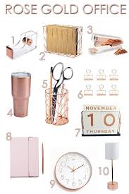 10 Simple Chic Rose Gold Office Decor Accessories Ideas De Decoracion De La Habitacion Diseno De Oficina En Casa Accesorios De Escritorio