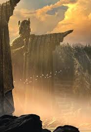 Art Print The Argonath Pillars Of The Kings Lord Of The Rings Lotr Art Tolkien
