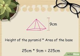 In the above pyramid, the base is an equilateral triangle with side length a. 3 Ways To Calculate The Volume Of A Square Pyramid Wikihow