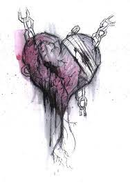 Young sad woman looking at broken car and waiting for help n the rural road. Pin By Olivia Watkins On Emo Heart Drawing Body Art Tattoos Heart Art