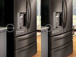 Counter Depth Vs Standard Depth Counter Depth Refrigerator Counter Depth Counter Depth Refridgerator