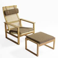 Thonet bentwood cane armchairs, cane dining chairs, bentwood dining chairs, cane dining chairs, fmg stamped made in poland, josef hoffmann by vintageandswoon from vintage & swoon of new. Borge Mogensen Model 2254 Oak Sled Chair In Cane With Footstool 160880