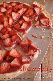 Strawberry Pizza Recipe Strawberry Recipes Strawberry Pizza Fruit Recipes