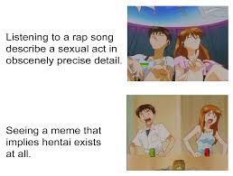Most of the people who comment on posts in this subreddit: : r evangelionmemes
