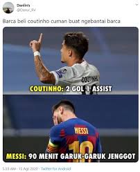 No posts where the title is the meme caption. Meme Barcelona Babak Belur Dihajar Bayern