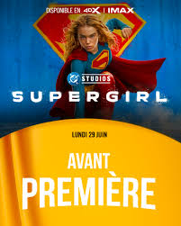 🦸&zwj;♀️⚡ Supergirl en avant-premi&egrave;re au Path&eacute; Conflans ! Lundi 29 juin💥  Disponible en 4DX & IMAX pour une immersion totale 🔵🔴 DC Studios frappe  fort 🎬 R&eacute;servez d&egrave;s maintenant 🎟 #Supergirl #DCStudios #