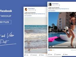 A set of 9 magazine ad mockup scenes is here, full of customization options. 15 Facebook Mockup Psd Free For Ad Presentations Graphic Cloud