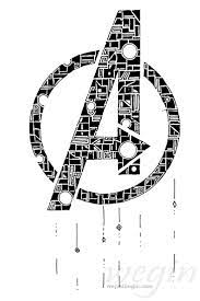 Avengers Logo From My Pattern Style Art Avengers Logo Pattern Fashion Letters