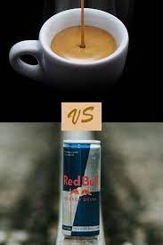 Coffee Vs Red Bull Caffeine What Is The Difference Craft Coffee Guru Coffee Crafts Red Bull Energy Drinks