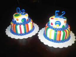 Tell your guests to check out the cake. Twin 2 Year Old Boys Cakecentral Com
