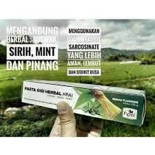 Kandungan Pasta Gigi Herbal Hpai No Detergent No Fluoride Lebih Sehat Dan Halal Bahkan Untuk Gigi Sensitif Sekalipun Masih Ragu Di 2020 Herbal Gigi Sensitif Herba