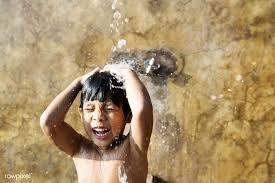 Little Boy Taking A Shower By A Swimming Pool Free Image By Rawpixel Com Jira Japanese Lifestyle Boys Swim Take A Shower