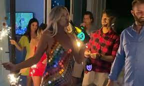 A post shared by paulina gretzky (@paulinagretzky). Paulina Gretzky Finishes Off Birthday Weekend In Metal Dress Update Outkick