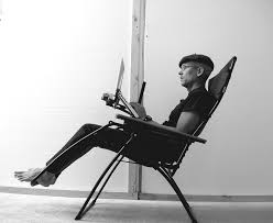 Zero gravity lounge chairs typically refer to outdoor recliners for relaxation. Zero Gravity Ergonomic Laptop Chair Household Furniture
