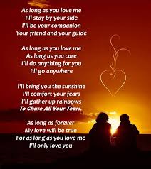 As Long As You Love Me Poems For Him Valentines Day Quotes For Husband Love Poems For Him