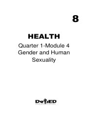 The dangers of cigarette smoking this material is designed to inform your students about the . Health 8 Q1 Module 4 1 Pdf 8 Health Quarter 1 Module 4 Gender And Human Sexuality Mapeh Health Grade 8 Quarter 1 Module 4 Gender And Human Sexuality Course Hero