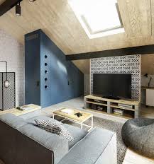 Many bedrooms on an upstairs floor or in a converted attic have sloped ceilings above a knee wall. Slanted Ceiling Design Interior Ideas Bedroom Set Living Room Canopy Painting Ceilings Small Bathroom With Sloped Wall Beams Apppie Org