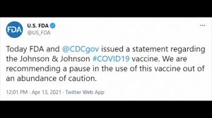 The johnson & johnson vaccine has the advantages of being one shot, not two, and being stored at regular refrigeration temperatures for up to three months. Eeuu Recomienda Pausar Vacuna Covid 19 De J J Por Coagulos Youtube