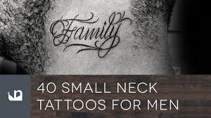 { 1 } flying sparrow. 40 Small Neck Tattoos For Men Youtube