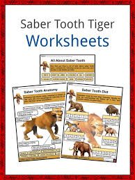 Check spelling or type a new query. Saber Tooth Tiger Facts Worksheets Taxonomy For Kids