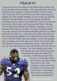 Ray Lewis In Case You Haven T Pulled Out Your Bible And Read Psalm 91 Psalms Psalm 91