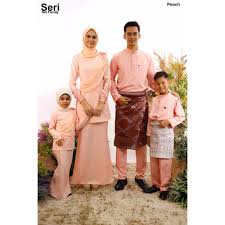 Baju warna tunang mint tiffany nikah pastel pelamin pernikahan kurung attire peach eksklusif tema hijau pengantin tudung exclusive moden muslim. Terkini Baju Seri Set Warna Peach Family Sedondon Untuk Raya Majlis Kenduri Kahwin Shopee Malaysia