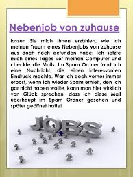 Wähle aus 125.000+ aktuellen und passenden stellenangeboten. My Publications Ich Biete Ihnen Einen Seriosen Nebenjob Von Zuhause An Page 6 7 Created With Publitas Com
