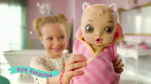 Use water to wipe away baby's sleepy eyes, then unwrap her cute mermaid towel to reveal her hairstyle. Baby Born Surprise Bathtub Surprise Filled With Surprises Tv Commercial 2019 New Baby Products Baby Born Surprise Baby