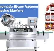 ZONESUN ZS-XG01 Automatic Linear Glass Jar Twist Off Metal Cap Steam Vacuum  Capping Machine