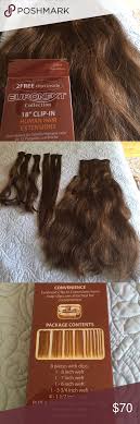 Shop euronext hair extensions now! Real Hair Clip In Extensions All Extensions Listed On The Back Of Original Packaging Will Come With This Brown Hair Extensions Hair Extensions Dark Brown Color