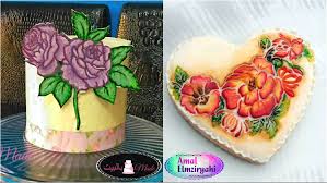 طريقة الرسم على عجينة السكر cake food desserts