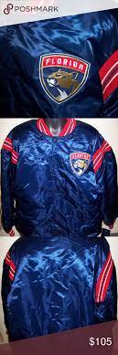 Florida Panthers Nhl Starter Jacket 3x 4x 5x 6x Satin Jackets Jackets Florida Panthers