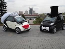 Image result for svatební  výzdoba auta