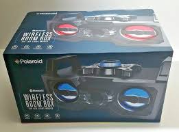 Bluetooth Wireless Color Changing Led Boom Box By Polaroid Black 17 X 11 X 11 5 Polaroid