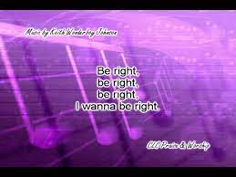 Be Right Keith Wonderboy Johnson Youtube