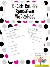 Crash Course Speciation Guided Notes Key Hw Check Distance Learning Crash Course Guided Notes High School Science