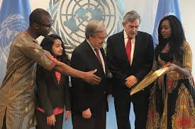 He has been married to catarina de almeida vaz pinto since 2001. Youth Activists Tell Un Chief Make The Impossible Possible And Get Millions Of Children Into School Theirworld