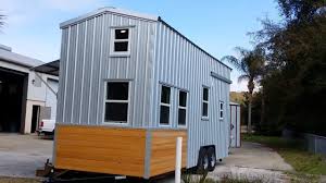 Schindler designed a california cabin in the same shape. Custom Tiny House On Wheels With A Split Level Floor Plan