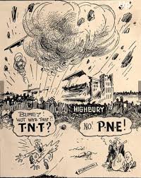 Old Cartoon Arsenal V Preston Preston Lancashire Old Cartoons History