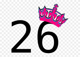 Your birth day number is a central part of your numerology chart and affects you strongly; Tilted Tiara And Number 26 Png Clip Arts Happy 15 Birthday Png Free Transparent Png Clipart Images Download