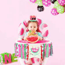 You're one in a melon little girl! One In A Melon First Birthday Party Decorations Brincaplay
