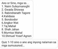 Araling panlipunan grade 8 at 9. Yung Complete Details In Tagalog Like Sino Sila Anong Ginawa Nila Basta Complete Details Nonsense Will Be Reported 50 Points