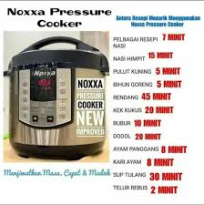 Simpleee jee buat kuah kacang ni! Noxxa Pressure Cooker Shopee Malaysia