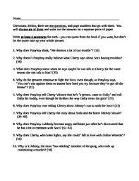 Learn vocabulary, terms, and more with flashcards, games, and other study tools. The Outsiders Short Answer Critical Thinking Quiz Chapters 1 4 By Marilyn Pryle